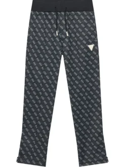 Guess Spodnie dresowe L4YQ18 K7122 Czarny Regular Fit