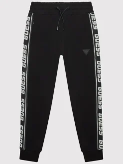 Guess Spodnie dresowe L2YQ48 K6ZS1 Czarny Regular Fit