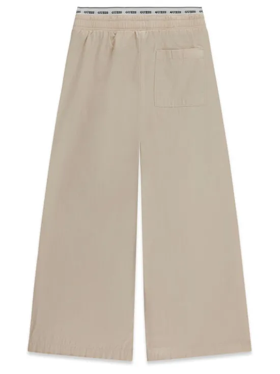 Guess Spodnie materiałowe J6GB06 WHB40 Beżowy Regular Fit