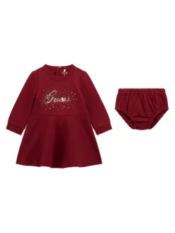 Guess Sukienka codzienna A5BK04 KAE30 Czerwony Regular Fit