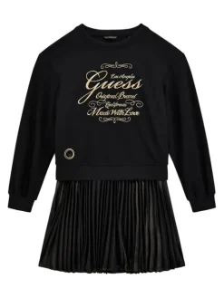 Guess Sukienka codzienna J5BK31 KAUH0 Czarny Regular Fit
