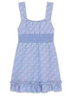 Guess Sukienka codzienna J6GK22 WR300 Błękitny Regular Fit