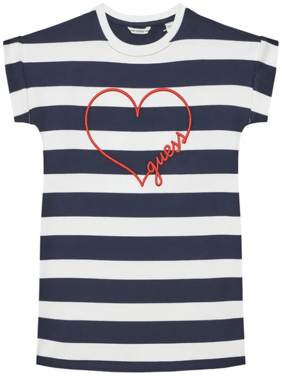 Guess Sukienka codzienna J5GK33 KBOR4 Granatowy Regular Fit