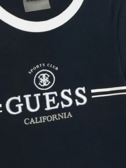 Guess Sukienka codzienna J6GK26 KCQX1 Granatowy Slim Fit