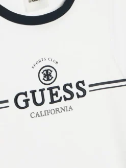 Guess Sukienka codzienna J6GK26 KCQX1 Biały Slim Fit