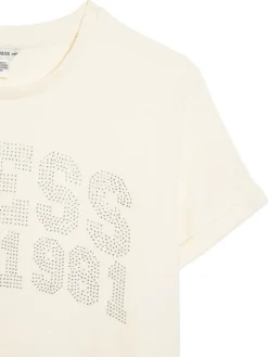 Guess Sukienka codzienna J6RK00 KA6R4 Écru Regular Fit