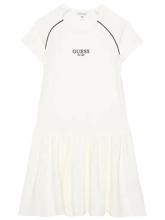 Guess Sukienka codzienna J6RK02 KCY62 Biały Regular Fit