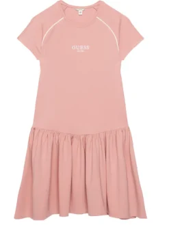 Guess Sukienka codzienna J6RK02 KCY62 Różowy Regular Fit
