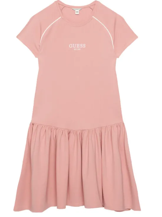 Guess Sukienka codzienna J6RK02 KCY62 Różowy Regular Fit