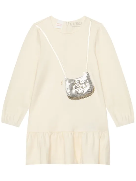 Guess Sukienka codzienna K6BK05 K5934 Beżowy jasny Regular Fit