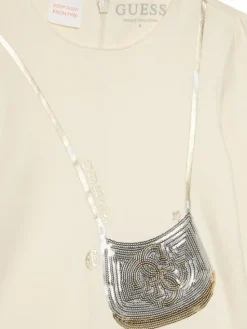 Guess Sukienka codzienna K6BK05 K5934 Beżowy jasny Regular Fit