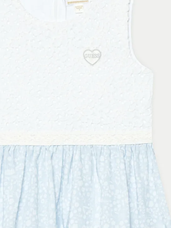 Guess Sukienka codzienna K5GK29 WH7F0 Biały Regular Fit