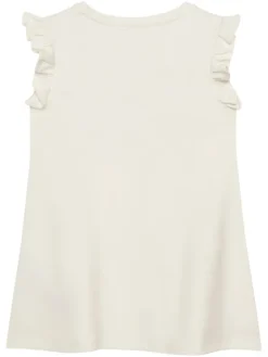 Guess Sukienka codzienna K6RK02 KA6W4 Écru Regular Fit