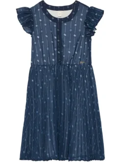 Guess Sukienka elegancka J6RK13 WA2T0 Granatowy Regular Fit