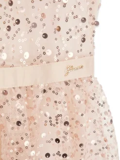 Guess Sukienka elegancka J6RK25 KCLM0 Różowy Regular Fit