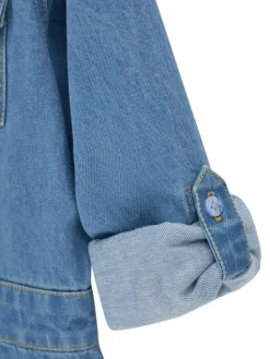 Guess Sukienka jeansowa J6RK32 D4EU0 Niebieski Regular Fit