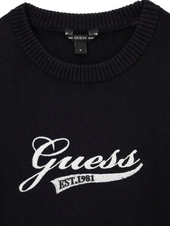 Guess Sweter L6YR10 Z0888 Czarny Regular Fit
