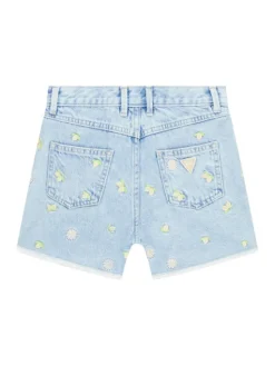 Guess Szorty jeansowe J6GD35 D45E0 Błękitny Regular Fit