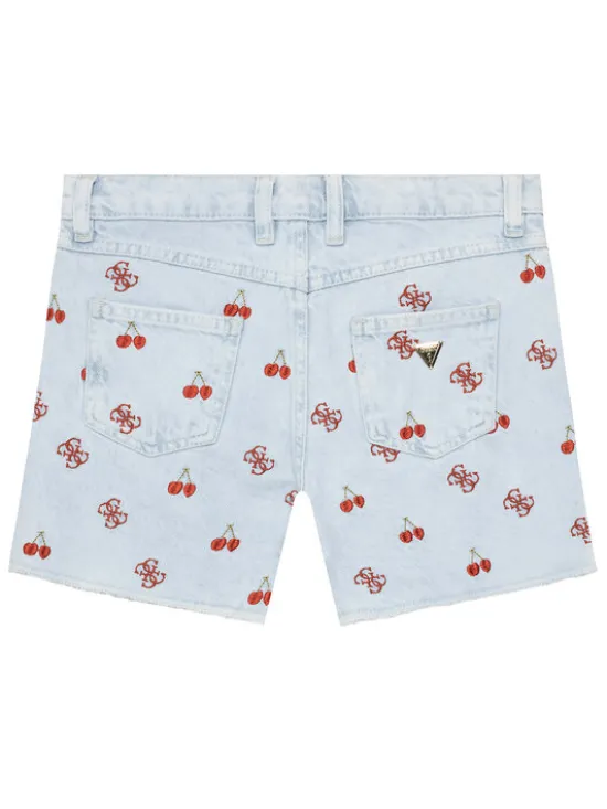 Guess Szorty jeansowe J5GD10 D45E0 Kolorowy Regular Fit