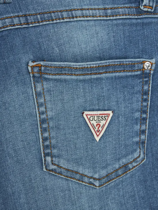 Guess Szorty jeansowe J4RD20 D4CA0 Niebieski Regular Fit