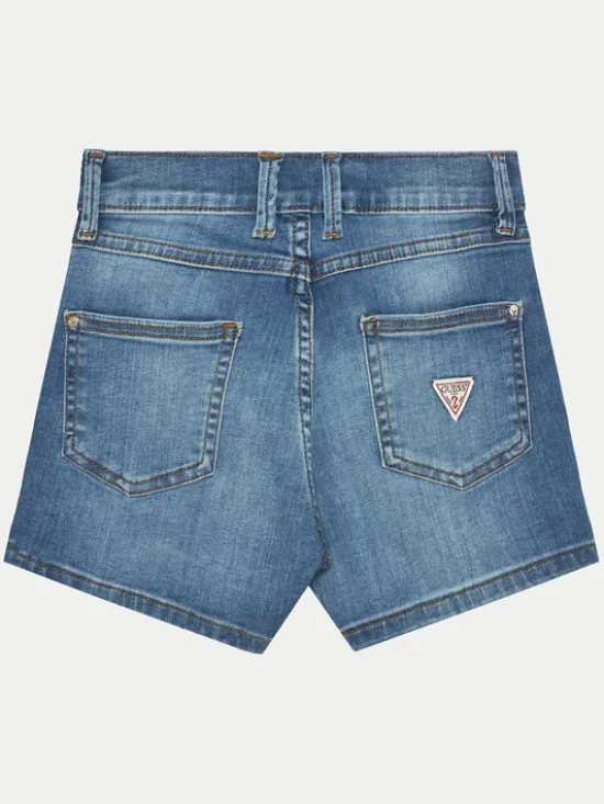 Guess Szorty jeansowe J4RD20 D4CA0 Niebieski Regular Fit