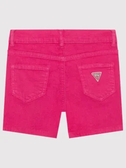 Guess Szorty jeansowe J2RD12 WE5X0 Różowy Regular Fit