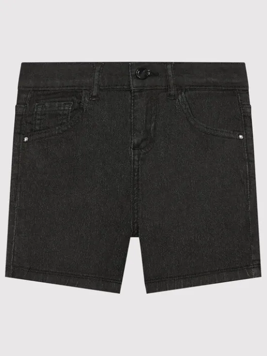 Guess Szorty jeansowe J2RD12 WE5X0 Czarny Regular Fit