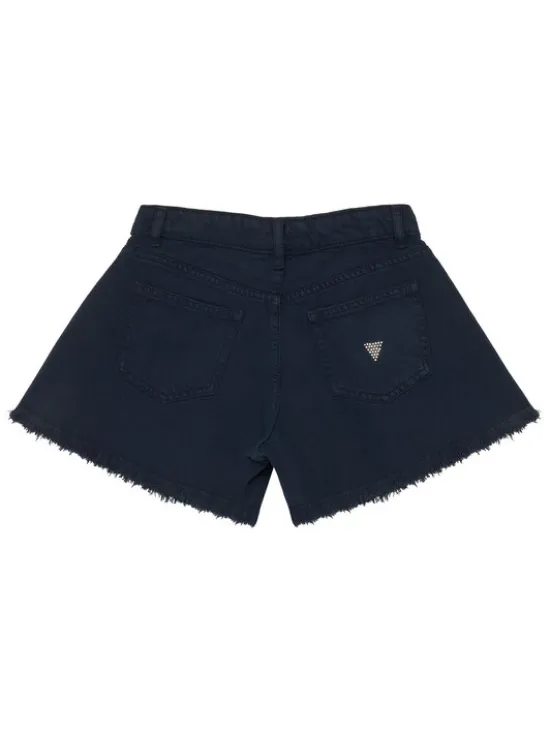 Guess Szorty jeansowe J6RD11 WH1T0 Granatowy Regular Fit