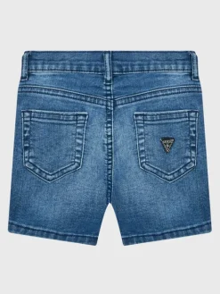 Guess Szorty jeansowe K0BD05 D4H20 Niebieski Regular Fit