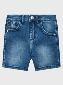 Guess Szorty jeansowe K0BD05 D4H20 Niebieski Regular Fit