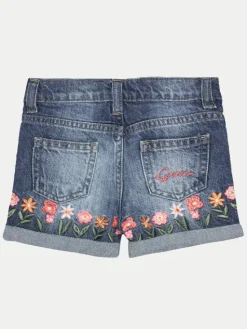 Guess Szorty jeansowe K5GD02 D45E0 Niebieski Regular Fit