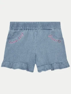 Guess Szorty jeansowe K5GD04 D5160 Niebieski