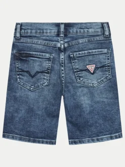 Guess Szorty jeansowe L4GD18 D4GV0 Granatowy Regular Fit
