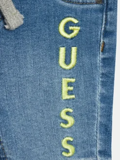 Guess Szorty jeansowe N4GD15 D4GV0 Niebieski Regular Fit