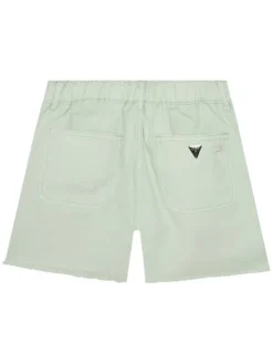 Guess Szorty materiałowe J5GD29 WH6L0 Zielony Regular Fit