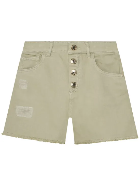 Guess Szorty materiałowe J5GD29 WH6L0 Beżowy Regular Fit