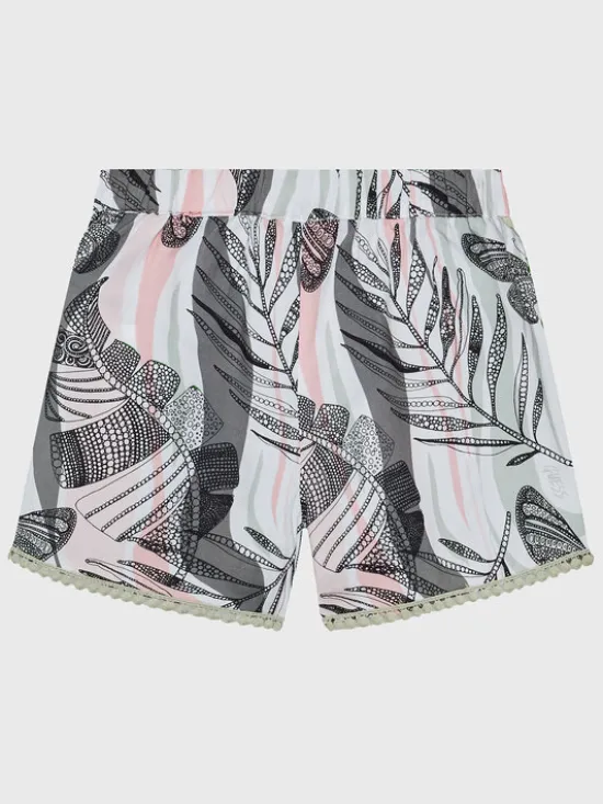 Guess Szorty materiałowe J3GD05 WFBN0 Zielony Relaxed Fit