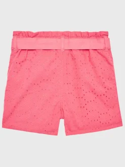Guess Szorty materiałowe K3GD02 WFBC0 Różowy Regular Fit