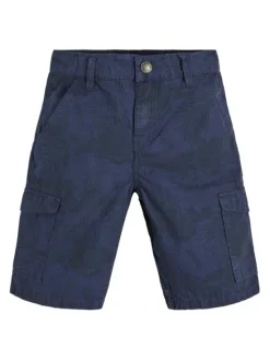 Guess Szorty materiałowe L3GD12 WFCB0 Niebieski Regular Fit