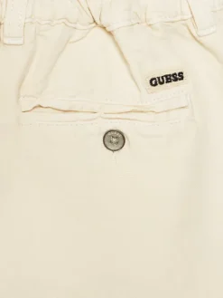 Guess Szorty materiałowe L5GD09 WG5G0 Beżowy Regular Fit
