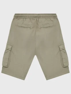 Guess Szorty materiałowe L2RD01 D3XN0 Khaki Regular Fit