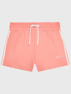 Guess Szorty sportowe J3GD20 KBO62 Różowy Relaxed Fit