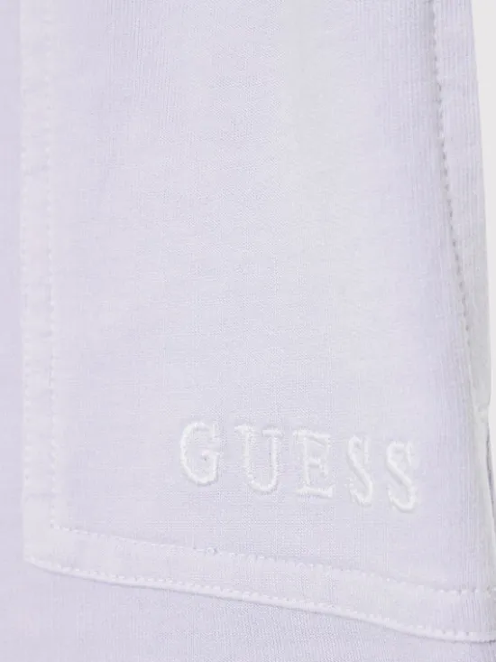 Guess Szorty sportowe J2GD01 KB4O0 Fioletowy Regular Fit