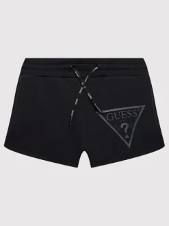 Guess Szorty sportowe J2RD08 FL03S Granatowy Regular Fit