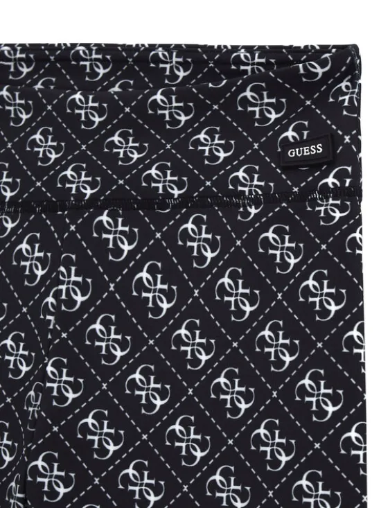 Guess Szorty sportowe J6RD02 MC01P Czarny Slim Fit