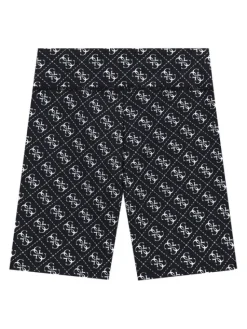 Guess Szorty sportowe J6RD02 MC01P Czarny Slim Fit