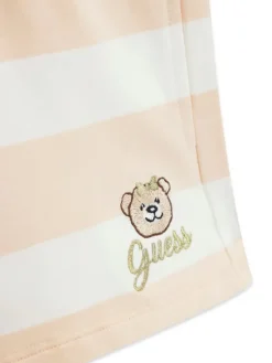 Guess Szorty sportowe K6GD04 KBOR4 Beżowy jasny Regular Fit