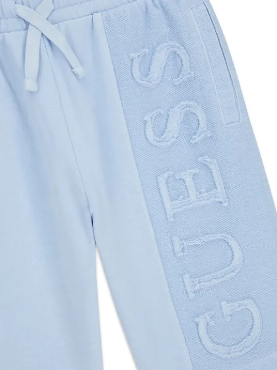 Guess Szorty sportowe L6GD01 KA6R4 Błękitny Regular Fit
