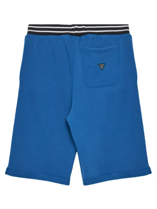 Guess Szorty sportowe L5GD12 KA6R4 Niebieski Oversize