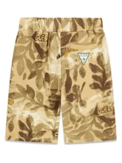 Guess Szorty sportowe L6GD00 KA6R4 Khaki Regular Fit